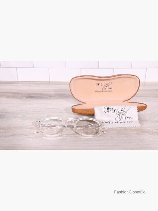 Classic Round Lightweight Full Rim Reading Glasses Flexible Readers